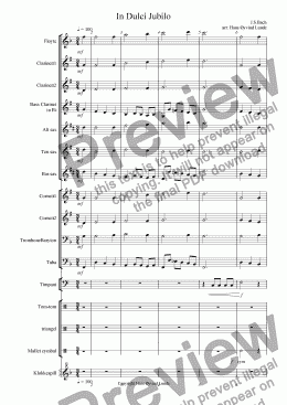 page one of In dulci jubilo