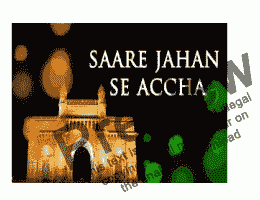 page one of Sāre Jahāṉ se Acchā  - سارے جہاں سے اچھا (Indian Patriotic song) for Bb Soprano, Eb Baritone Saxophone & Piano (Pro version)