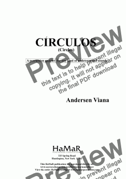 page one of CÍRCULOS (Circles)