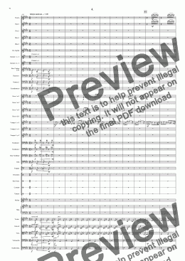 page one of Symphony No 15 4th movement