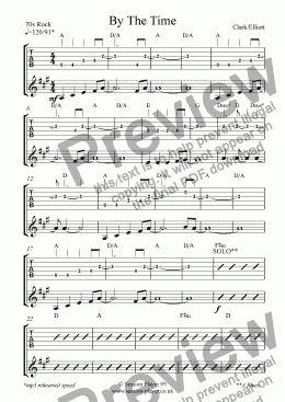page one of Guitar Level 2 - By the Time