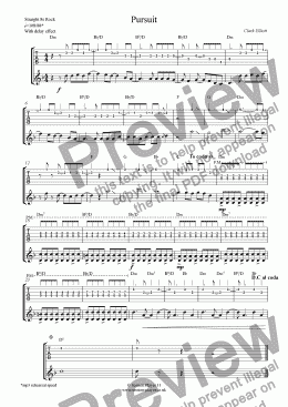 page one of Guitar Level 2 - Pursuit