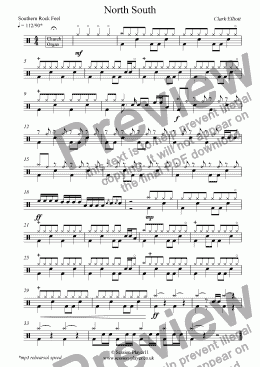 page one of Drums Level 2 - North South