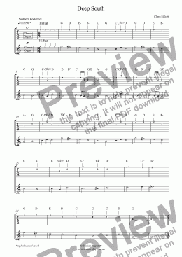 page one of Guitar Level 1 - Deep South