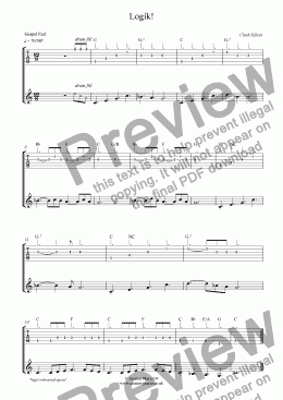 page one of Guitar Level 1 - Logik!