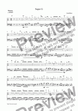page one of Bass Level 2 - Super G