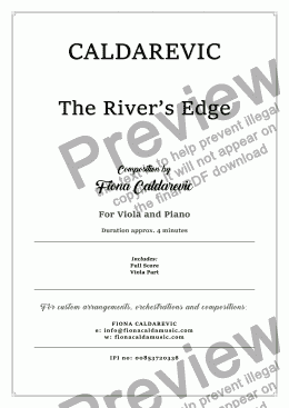page one of The River's Edge