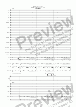 page one of The Battle (3rd Mov. Swallows & Amazons Suite)