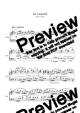 page one of The Seasons: suite for piano