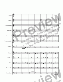 page one of Runaway Symphonium
