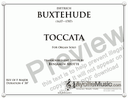 page one of Bustehude - Buxtehude Toccata 21 in F