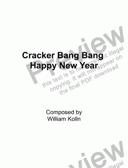 page one of Cracker Bang Bang - Happy New Year