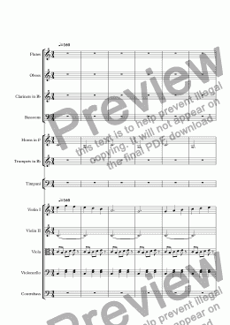 page one of Suite for small orchestra 1