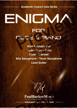 page one of Enigma  (Oboe & Piano) 