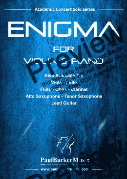 page one of Enigma (Violin & Piano) 