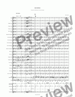 page one of Baveno - Concert Band March (Solo Euphonium Feature)
