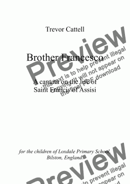 page one of BROTHER FRANCESCO