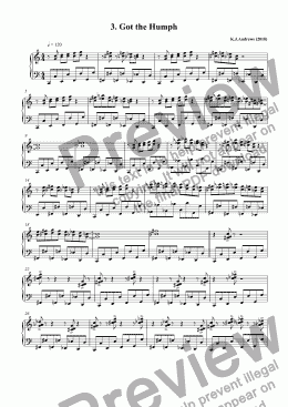 page one of Jazz Suite: 3. Got the Humph