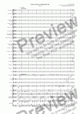 page one of This Joyful Eastertide - Orchestra 