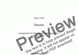 page one of Sanctus