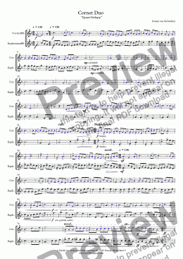 page one of Cornet Duo