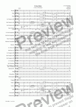 page one of O Jesu Dolce (A Sacred Madrigal) - Orchestra / Concert Band