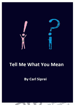 page one of Tell Me What You Mean