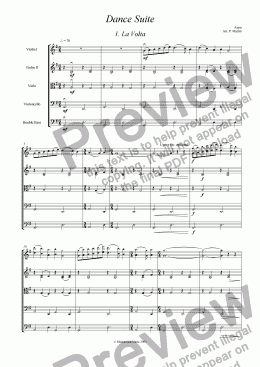 page one of Dance Suite