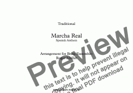 page one of Marcha Real