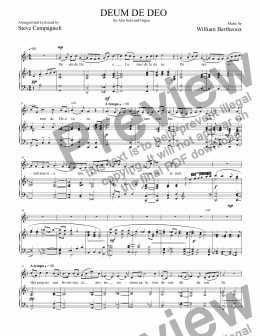 page one of Collab Mass07-DEUM DE DEO   