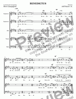 page one of Collab Mass11-BENEDICTUS