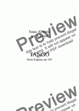 page one of TANGO
