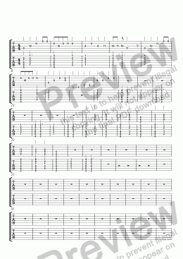 page one of Music composition