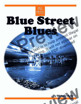 page one of Blue Street Blues
