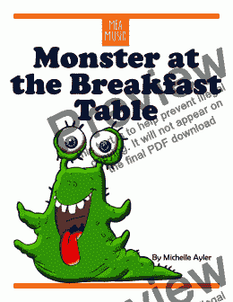 page one of Monster at the Breakfast Table