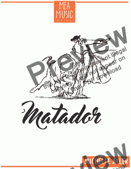 page one of Matador