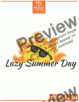 page one of Lazy Summer Day