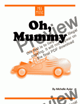 page one of Oh Mummy