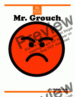 page one of Mister Grouch