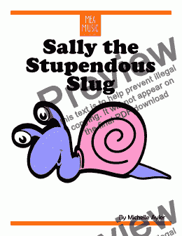 page one of Sally the Stupendous Slug