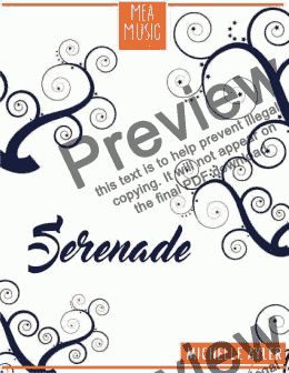 page one of Serenade