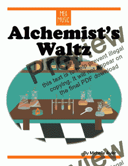 page one of Alchemist's Waltz