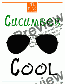 page one of Cucumber Cool