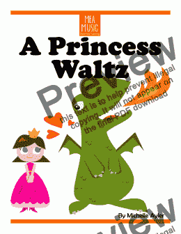page one of A Princess Waltz