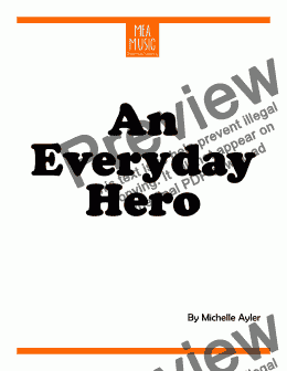 page one of An Everyday Hero