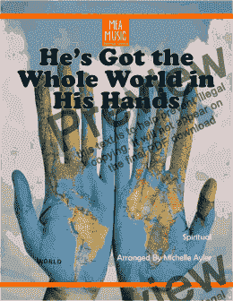 page one of He's Got the Whole World in His Hand