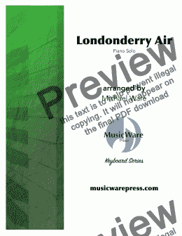 page one of Londonderry Air
