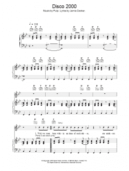 page one of Disco 2000 (Piano, Vocal & Guitar Chords)