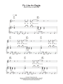 page one of Fly Like An Eagle (Piano, Vocal & Guitar Chords)