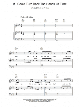 page one of If I Could Turn Back The Hands Of Time (Piano, Vocal & Guitar Chords)
